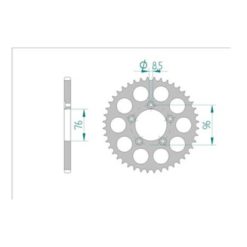 Zahnkranz Cagiva 520/43Z