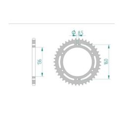Zahnkranz Ducati 520/33Z