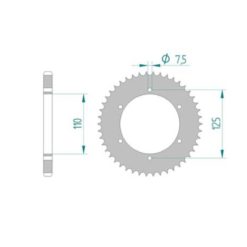 Zahnkranz Gilera 428/46Z