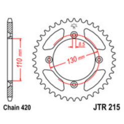 Zahnkranz Honda Cross Alu 420/56Z