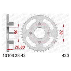 Zahnkranz AFAM 420/38Z Stahl