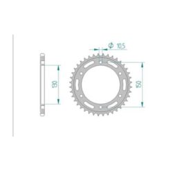 Zahnkranz Honda 520/43Z