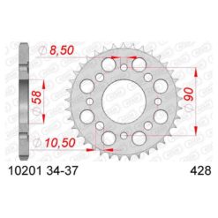 Zahnkranz AFAM 428/36Z Stahl
