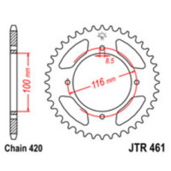 Zahnkranz Kawasaki Alu 420/50Z