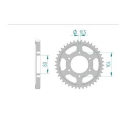 Zahnkranz Kawasaki 530/46Z