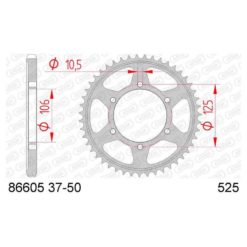 Zahnkranz AFAM 525/46Z Stahl