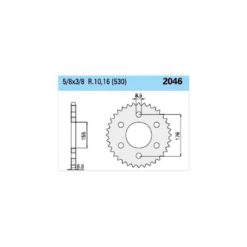 Zahnkranz Triumph Alu 530/47Z