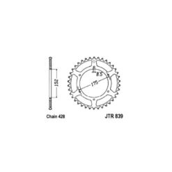 Zahnkranz Yamaha Alu 428/53Z