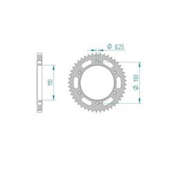 Zahnkranz Yamaha 428/44Z