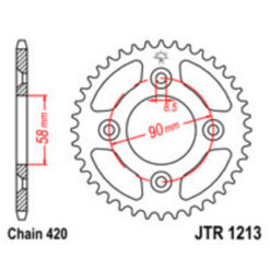 Zahnkranz Husaberg Alu 520/50Z