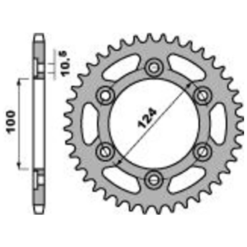 Zahnkranz Ducati Alu 520/43Z