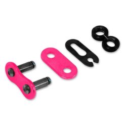Kettenschloss 428 mit Clip RK 428HSB, ohne O-Ring, FP (pink)