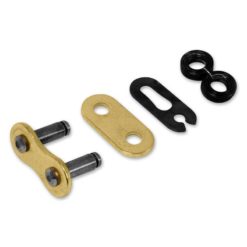 Kettenschloss 428 mit Clip RK 428MXZ, ohne O-Ring, gold