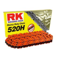 Kette 520 RK 520H 120L, verstärkt, ohne O-Ring, PC (orange)