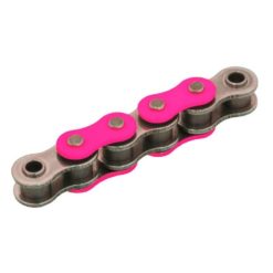 Kette 520 RK 520H 120L, verstärkt, ohne O-Ring, FP (pink)