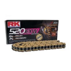 Kette 520 RK 520EXW 120L, XW-Ring, Rally-Racing, GB (gold-gold)