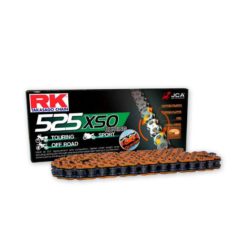 Kette 525 RK 525XSO 124L, RX-Ring, super-verstärkt, DD (orange)