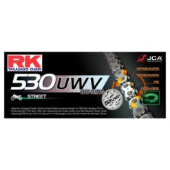 Kette 530 RK 530UWV 130L, UW-Ring, verstärkt, schmal, silber
