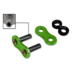 Kettenschloss 530 Nietschloss RK 530GXW, XW-Ring, CLFZ *PLS*, grün