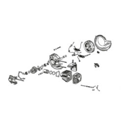 Zylinderfussdichtung Piaggio Ciao/SI original Aluminium (1 Stück)