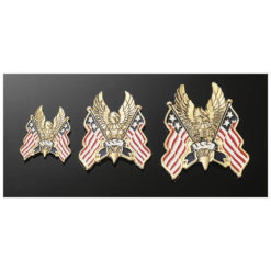 Emblem HH HAWK USA (1 Stück) 95 x 95mm zum kleben