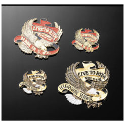 Emblem HH LIVE TO RIDE (40 x 40mm) zum kleben