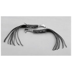 Hebelüberzug HH (Paar) universal aus Leder mit 30cm Fransen