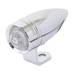 Blinker HH (Paar) BULLET SHORT LED chrom Ø18 B32 T42 E-Hom