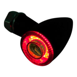 Blinker mit Rücklicht HH APOLLO BULLET (Paar) LED black E-Hom