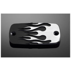 Bremsflüssigkeits-Behälterdeckel HH FLAME schwarz/chrom