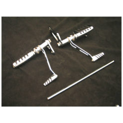 Fussrastenanlage HH TECH GLIDE +8cm chrom zu Honda CH-Hom