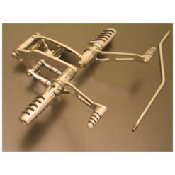 Fussrastenanlage HH TECH GLIDE +12cm chrom zu Suzuki CH-Hom