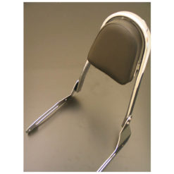 Sissybar HH FLAT TUBE (Höhe 400mm) verstellbar chrom Suzuki