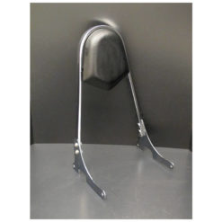 Sissybar HH WIDE (Höhe 400mm) chrom (inkl. Aufnahme) zu HD