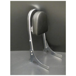 Sissybar HH FLAT TUBE (H 400mm) verstellbar chrom zu HD