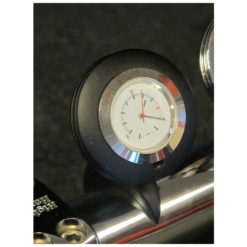 Lenkeruhr HH SPACE black (Ø 25.4/31.75mm) weisses Zifferblatt