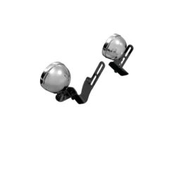 Scheinwerferhalterung HH schwarz glanz Windschutzscheibe DE LUXE