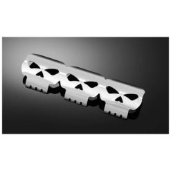 Hitzeschild HH SKULL universal bis Ø 60mm in Chrom Länge: 23cm