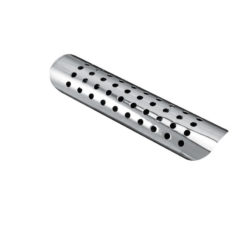 Hitzeschild Auspuff HH OLD SCHOOL universal chrom 60 x 150mm