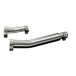 Auspuff HH FLAT TRACK PIPES chrom mit zu Honda ohne CH-Hom