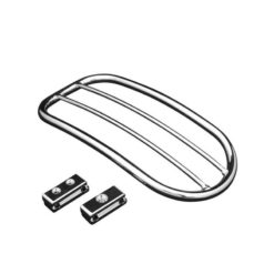 Gepäckträger HH TUBULAR Traglast 5kg chrom mit Aufnahme Kawasaki