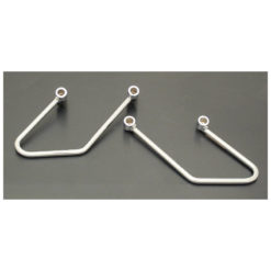 Satteltaschenhalter HH (Paar) mit Befestigungskit chrom HD