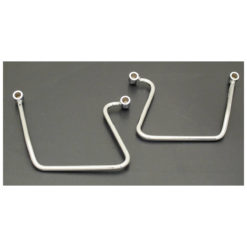 Satteltaschenhalter HH (Paar) mit Befestigungskit chrom HD