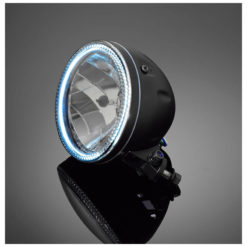 Scheinwerfer HH schwarz mit LED-Ring als Standlicht E-Hom