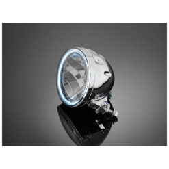 Scheinwerfer HH chrom mit LED-Ring als Standlicht E-Hom