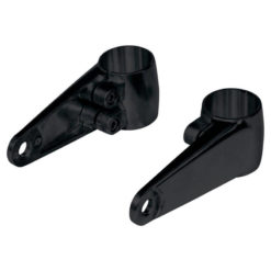 Scheinwerferhalter HH Aluminium schwarz für Ø 35+39+41mm Holmen