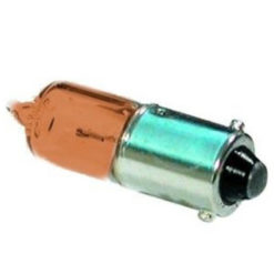 Glühlampe halogen 12V 21W BAX9S-120° orange (10 Stück)