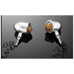 Positionslicht HH (Paar) PLAIN Glas orange M8-Ø50x74mm ohneE-Hom