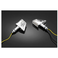 Blinker HH (Paar) HIGH TECH LED chrom-matt M10 20x65x50mm E-Hom