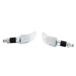 Blinker HH Paar SPEED LED kurz chrom (30x70x45mm) E-Hom